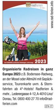 Donau Touristik GmbH / Trauni`s Radferien & mehr – Organisierte Radreisen in ganz Europa